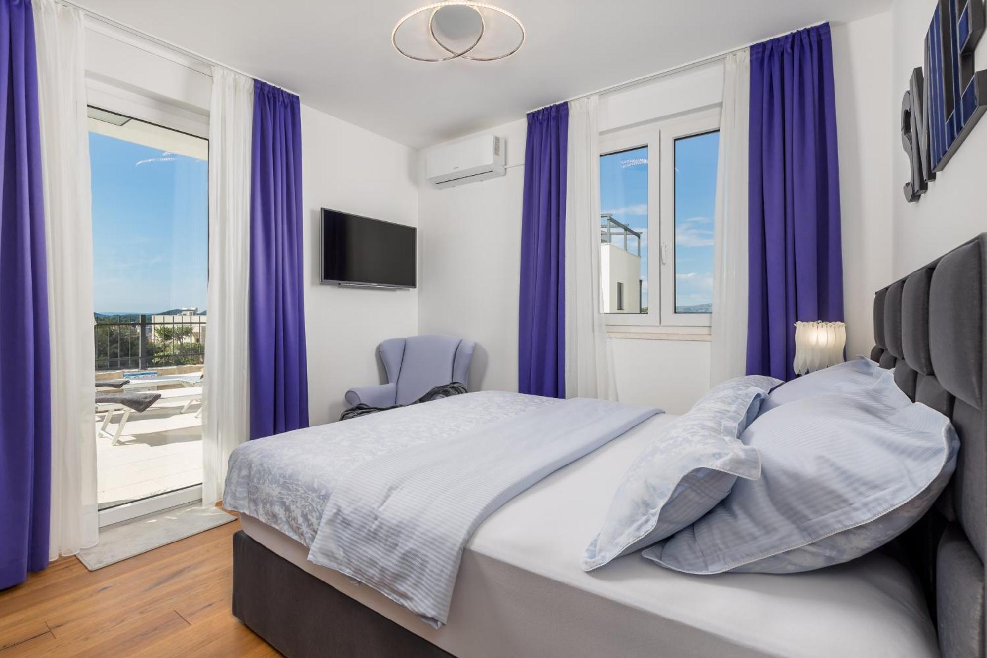 Luxury Apartment Hyperion With Private Pool And Garden 穆泰尔岛 外观 照片